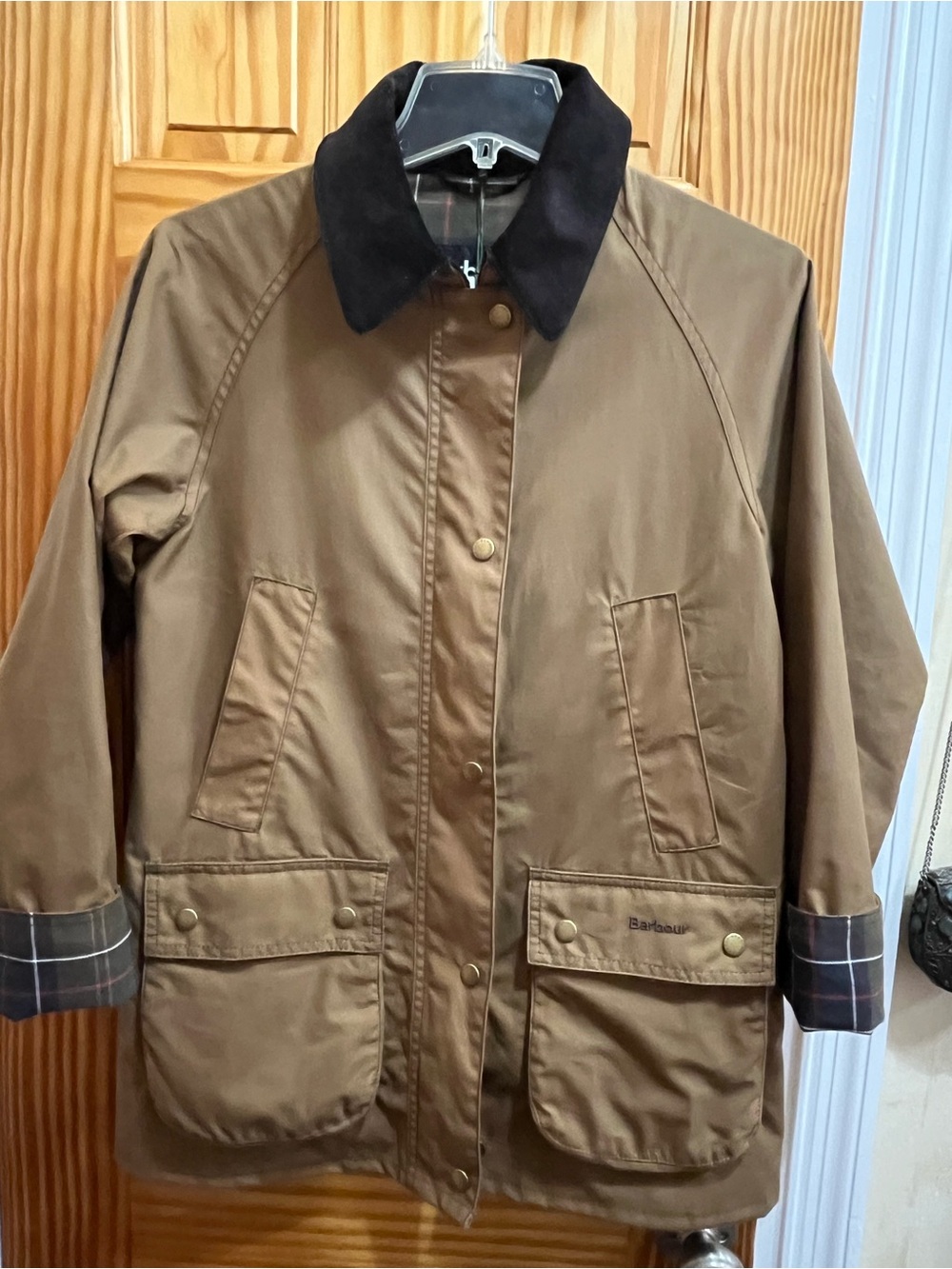 Barbour Beadnell Wax Cotton Women's Jacket LWX1543SN51 Women's US 4/UK 8 NWT